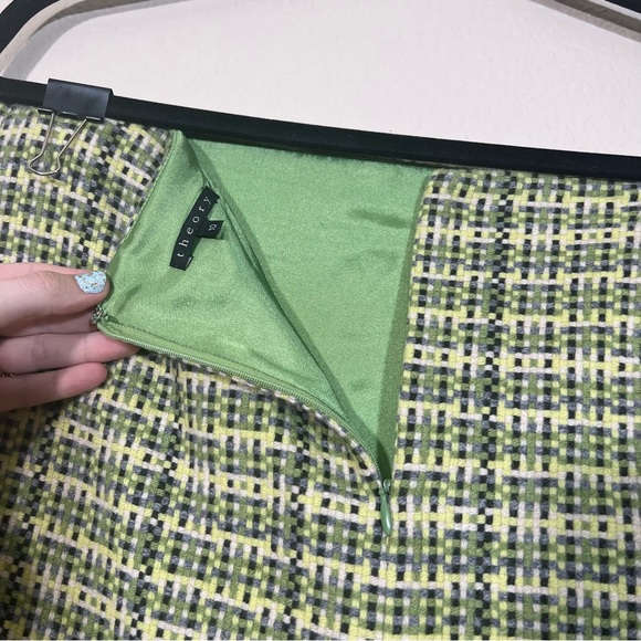 Theory 10 Box Tweed Pencil Skirt - Picture 7 of 13